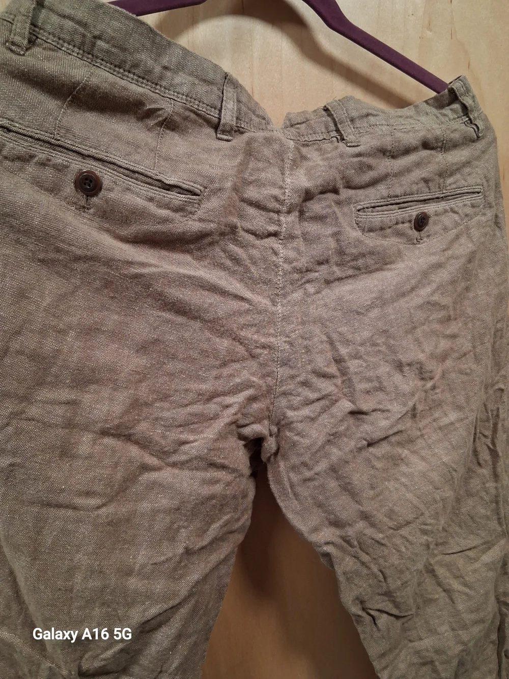 GAP Men's Khaki Linen-Blend Chinos - Tan